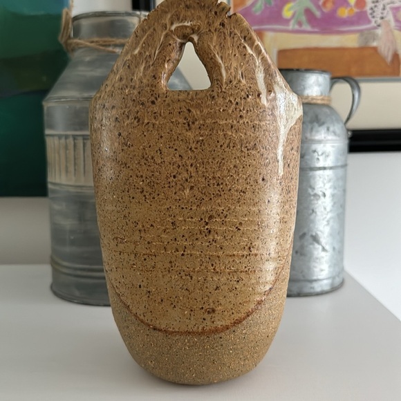 Artisan Pottery Wall Sconce Crock - Picture 3 of 6